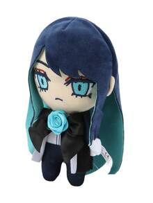 20厘米/7.87英寸 Ado 生日毛绒玩具 Ado Hibana 毛绒玩具 可爱蓝玫瑰星娃娃 毛绒玩具 装饰创意礼物 适合儿童生日派对 家庭女孩房间装饰游戏收藏家 - 藍黑色 - 查看 7