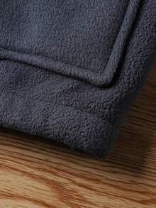 Men's Cardigan Coat Polar Fleece Stand Collar Jacket Fit Warm Top,Men's Stand Collar Fleece Jacket, Two-Sided Plush Lining, Casual Business Warm Thick Couple Coat Outerwear, Autumn/Winter