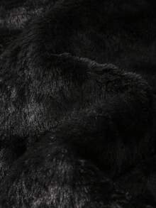 Women's Thicken Thermal Lined Parka Winter Warm Coat Adjustable Waist Rope Hooded Zip-Up Jacket With 2 Pockets 2 Fake Pockets,Skiing - Black - View 6