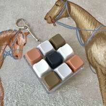 1 pieza Llavero con forma de gato, juguete antiestrés de apretón, probador de interruptores de teclado mecánico, accesorio de escritorio con llavero, colgante de teléfono, juguete novedoso, juguete pop antiestrés - Multicolor - Ver 12