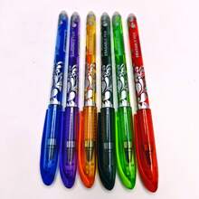 6 Colors Erasable Gel Pens Set | Smooth Writing, Heat Erasable Ink, Refillable School & Office Correction Pens