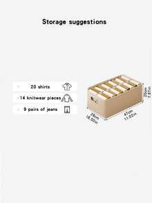 1pc Stainless Steel Buckle Felt Clothes Storage Basket, Family Clothes Classification Storage Basket, Beige Storage Basket, Exquisite Storage Box, Close Fitting Clothing Storage Box, Suitable For Balconies, Cloakrooms, Bedrooms. Children's Room, Office, Dormitory