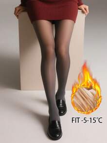 Quần tất nylon gợi cảm 220g dành cho nữ, quần tất lót nhiệt, quần legging, quần tất ấm áp, quần legging ôm vừa vặn gợi cảm, quần tất đen, quần tất cho bé gái. Thích hợp cho nhiệt độ -10-10°C, quần tất giữ nhiệt dày dặn dành cho nữ, độ đàn hồi cao, trong suốt, cạp cao, quần tất cho mùa thu đông. Mềm mại và mịn màng, thích hợp cho nhiều dịp lễ hội, thể thao, giải trí, công sở và các trang phục hàng ngày khác. - Xám - Xem 2