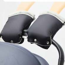 Baby Stroller Warm Gloves, Outdoor Windproof Anti-Freeze Cover For Stroller In Winter, Waterproof And Warm Handlebar Protective Cover For Snow Days