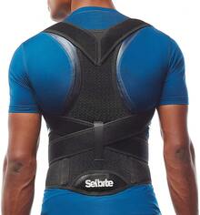 Selbite Posture Corrector For Men And Women - Back Brace For Upper And Lower Body Support - Adjustable Straightener With Pain Relief And Muscle Memory (Large) - Small (Waist 30"-36") - View 10