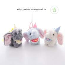 1pc Cute Big Ear Elephant Pendant - Girly Bag Charm, Gift For Birthday, Holiday, Valentine's Day, Graduation - Multicolor - View 3