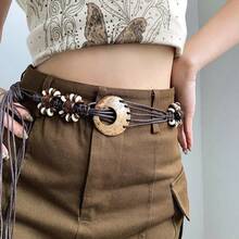 Bohemian Accessories Decorative  Waist Rope Dress Waist Chain Vintage New Braided Belt Women's Belt - 咖啡 - 查看 7