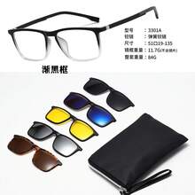 Eye Protection Accessories - Marco negro gradual (conjunto) - Ver 2