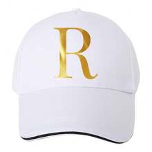 Baseballkappe, Vintage Trucker Hut mit Buchstaben-Muster, Snapback Cap, geeignet für lässige Outdoor-Aktivitäten und Sonnenschutz, Frühlings- & Herbst-Reise und Strandurlaub - Weiss - Übersicht 11