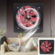 1 ventilador de extracción industrial de 16 pulgadas para cocina y baño. Utilizado en todos los lugares comerciales, adecuado para todo tipo de talleres, restaurantes, almacenes grandes y medianos. - Negro - Ver 6