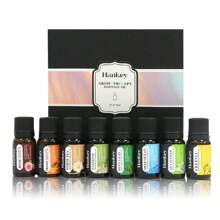 Water Soluble Essential Oils Kit For Diffusers 8x10ml,Rose Sweet Orange White Tea Jasmine Mint Oce