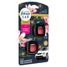 Febreze Car Air Freshener - Japanese Cherry Blossom - 0.14 Fl Oz/2pk - 1 - 查看 2
