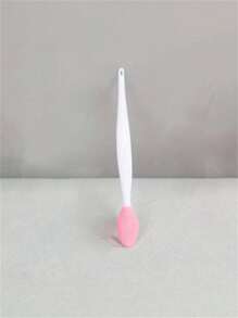 1 件粉色黑头去除刷双面面部清洁 TPE 刷，多功能去角质美容工具、包、收纳袋、收纳