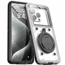 Ốp điện thoại chống nước đa năng 6.9 inch - Màn hình cảm ứng có chân đế, chống sốc và chống rơi - Phù hợp với mọi điện thoại thông minh - Món quà hoàn hảo cho người đam mê thể thao dưới nước - Nhiều màu - Xem 7