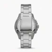 Fossil Men's Quartz Stainless Steel Three-Hand Watch Stainless Steel Case/Scratch Resistant Glass FS5725/FS5726