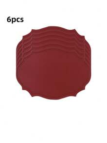 Tovaglietta in pelle lavabile, tovaglietta ovale in pelle rinforzata resistente al calore, tovaglietta impermeabile antiscivolo facile da pulire, adatta per decorazione di tavoli da cucina, caffè e ristorante