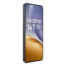 Realme 14T 5G 智慧型手機 8GB+256GB，6.67 吋 OLED 120Hz 螢幕，5000 萬像素後置相機，6000mAh 大電池，聯發科天璣 6300，8 核心手機，全球版，不含充電器 - 黑色 - 查看 6
