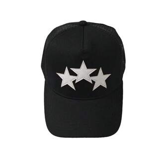 Halloween Letter Trucker Hats High Street Hip Hop Black Star Baseball Cap Casual Outdoor Mesh Adjustable Dad Hat For Men Women