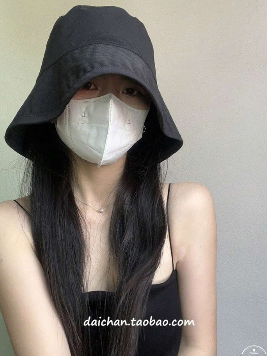 Chapéu de balde de secagem rápida de cor sólida, circunferência de cabeça grande, proteção UV, leve, versátil, chapéu de sol de aba larga