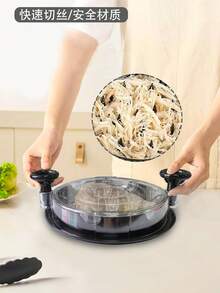 1pc Efficient Chicken Breast Shredder Tool Fast Chicken Breast Shredding Tool Handheld Meat Shredder Claws For Pulled Pork, Chicken Breast, Beef, BBQ, Tacos Kitchen Cooking Gadgets, Sandwiches, Salad, Cooking - Multicolor - View 8