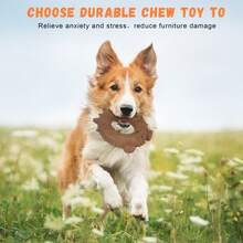Chew-Resistant Nylon Dog Toy, Peanut Flavored Sweet Donut Shaped Dental Chew Bone, Teeth Cleaning & Boredom Relief Interactive Chewing Toy For Small/Medium Dogs - Multicolor - View 9