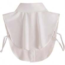 Chiffon False Collar Half Shirt Fake Dickie Sharp Point Office Suit Decorative Collar - 最初的 - 查看 2