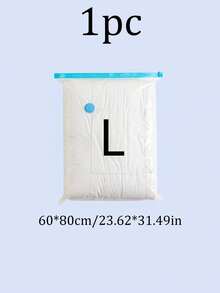 1/9pcs Vacuum Storage Bags For Clothes, Transparent Visible Bedding Organizer Bags, Dust-Proof And Moth-Proof Garment Bags, Save 80% Closet Space, Portable Multi-Purpose Storage Bags For Clothes, Socks, Comforters, Blankets, Autumn/Winter Quilts, Travel Luggage, Suitable For Home Closet, Travel, Dorm Room Bedding Compression