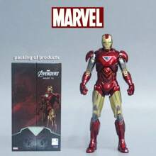 Hasbro 10. Jubiläumsserie 1:10 Maßstab Iron Man  Actionfiguren Sammlung - MK1 bis MK7, nicht leuchtend, 18cm Rüstung mit austauschbaren Händen & Flammeneffekten, Avengers Film Genauigkeit Sammler Edition