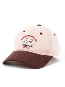 Șapcă de baseball reglabilă pentru femei/bărbați, 1 buc., cu broderie cu câinele 1982, design colorblock, pălărie unisex casual la modă, snapback, ușoară și respirabilă, pentru sporturi în aer liber, pescuit, naveta, potrivită pentru uz zilnic