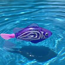 1 件/4 件电动游泳小丑鱼，带光传感器，逼真的机器人水族馆装饰，猫玩具，鱼饵，青少年电子宠物 - 彩色 - 查看 16