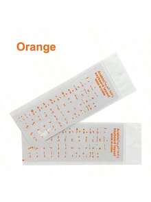 1 miếng dán bàn phím cho máy tính xách tay, tiếng Ả Rập, trắng, đen, cam, xanh lam, miếng dán bàn phím trong suốt, miếng dán bàn phím siêu mỏng, miếng dán bàn phím đa năng - Nhiều màu - Xem 6