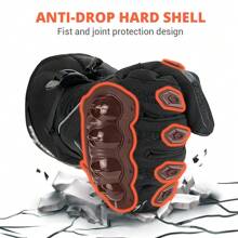 1 szt. Czarnofioletowe rękawice motocyklowe Zimowe rękawice do jazdy motocrossowej na świeżym powietrzu Ciepłe, wiatroszczelne, wodoodporne, pełne rękawiczki ochronne na motocykl Akcesoria rowerowe z ekranem dotykowym