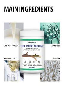 Plant Care Coating Tree Repair Paste Enhance Grafting Success Rate;Plant Graft Cut Surface Sealer - Fruit Tree, Seedling And Wood Repair Paste For Graft Wounds, Cuts And Scars - All Seasons Use;Plant Grafting Sealing PE Film 3cm 2.2 Silk 120m