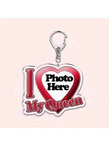 定制钥匙扣，情侣钥匙扣，情人节礼物，送给男朋友/女朋友的定制“我爱我的男朋友/女朋友”钥匙扣，送给他/她的定制钥匙扣和配饰，夏末，色彩缤纷，可爱，萌，有趣，卡哇伊，Y2K，时尚，男女皆宜，休闲，定制，个性化，独特，送给他的理想礼物，送给她的理想礼物，她，男朋友，女朋友，家人，朋友