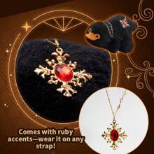 MINISO 哈利波特神奇生物毛绒公仔盲盒，采用优质毛绒材料制成，背包挂件，办公室空间装饰，完美的生日礼物（1 件，随机发货）