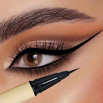 1pc Waterproof&Sweat-Resistant Liquid Eyeliner Pen