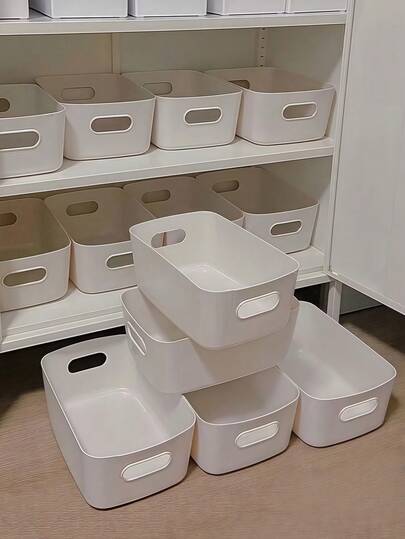 1/5/10件收纳篮收纳盒迷你收纳盒PP材质多用途家居办公用品玩具食品储存容器