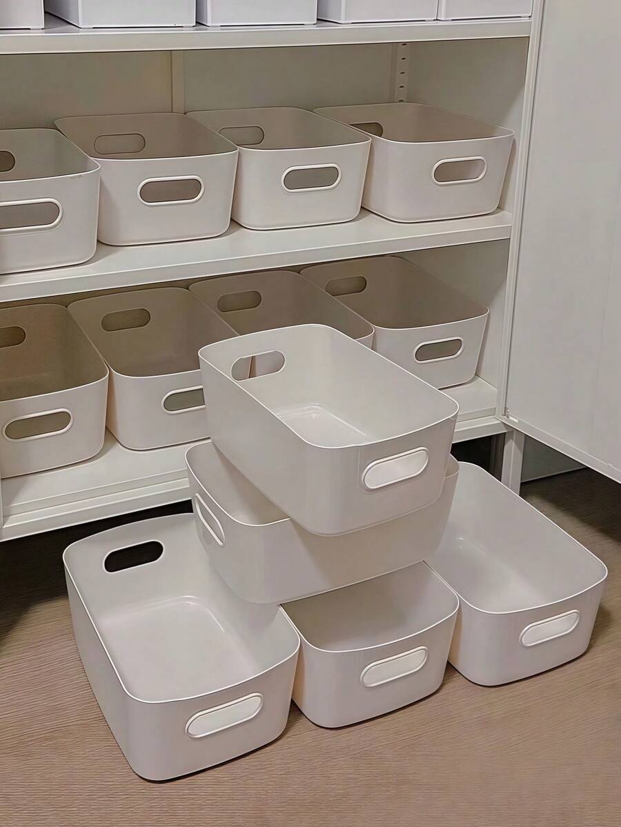 1/5/10件收纳篮收纳盒迷你收纳盒PP材质多用途家居办公用品玩具食品储存容器