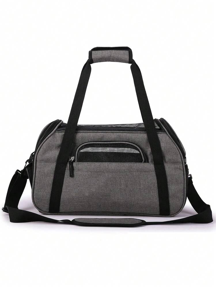 Bärbar kattbur - Mjuk kattbur för medelstora katter och små hundar upp till 6 kg, Bärväska för husdjur, Flygbolagsgodkänd resebur för hundar, Handhållen husdjursbur, Ryggsäck för husdjur - Multifärgad - Visa 9