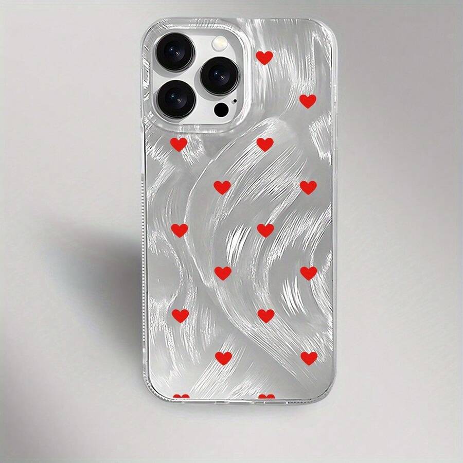 Funda para teléfono, diseño moderno y transparente de gasa, compatible con phone 11, 12, 13, 14, 15, 16 Pro Plus. Ideal para cumpleaños, chicas y chicos. - transparente - Ver 1