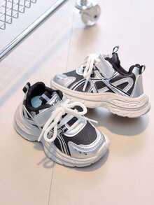 1 Paio di Scarpe Sportive Casual per Bambini Piccoli/Bambini, con Suola Morbida Antiscivolo e Traspirante, Sneaker da Trekking Leggere, Adatte per Tutte le Stagioni