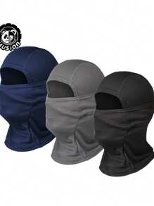 Musion 摩托车全面罩 防风头罩 透气拉法帽面罩