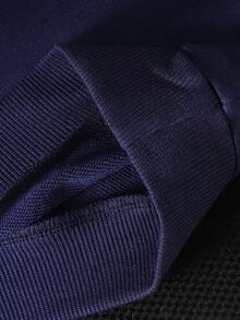 两件套男婴可爱小熊印花卫衣和牛仔印花裤套装，舒适 - 藏蓝色 - 查看 11