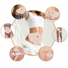 Parches MIMI Patch adelgazantes y reafirmantes de abdomen tratamiento corporal ayuda a reducir medidas firmeza piel tecnología avanzada fácil aplicación bienestar belleza cuidado diario innovador - Beis - Ver 8