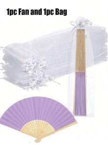 10/20/30/50/100个装欧根纱礼品袋，适用于折叠手扇收纳、透明袋、长方形礼品袋、工艺包装袋、派对婚礼回礼；生日礼物、牛皮纸袋、周岁生日礼物、粉色圣诞包装纸、小礼盒、礼品袋 - 彩色 - 查看 10