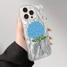 Funda para teléfono, diseño moderno y transparente de gasa, compatible con phone 11, 12, 13, 14, 15, 16 Pro Plus. Ideal para cumpleaños, chicas y chicos. - transparente - Ver 3