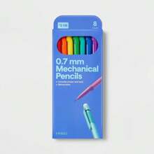 #2 Mechanical Pencil 0.7 Mm.Colorful Pencils Make A Great Addition To Your Stationery Supplies.