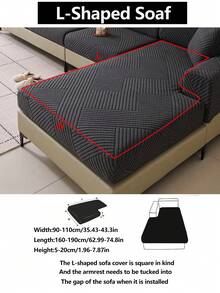 1 件弹力沙发套，防滑全覆盖沙发座套，4 季通用沙发垫套，毛绒布艺加厚沙发毯，可机洗，防尘，宠物友好，装饰性沙发保护套，可调节，适用于转角沙发、卧室、办公室、客厅、L 型沙发和 1/2/3/4 座 - 深灰色 - 查看 13