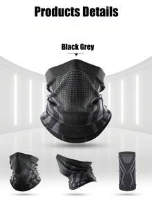 1pc Winter Neck Warmer Gaiter Balaclava Windproof Face Mask For Ski,Snowboard,Running,Fishing