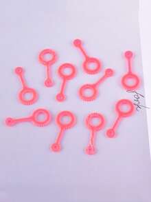 10pcs/Pack Summer Colorful Bubble Acrylic Pendants, Suitable For Women DIY Jewelry Making - Multicolor - View 9